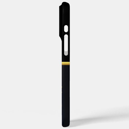 金ゴールドに鮮やかギターを鳴らす音楽先生 Case-Mate iPhoneケース (裏面 / 左)