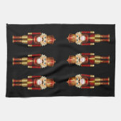 金ゴールドのくるみ割り キッチンタオル (横)