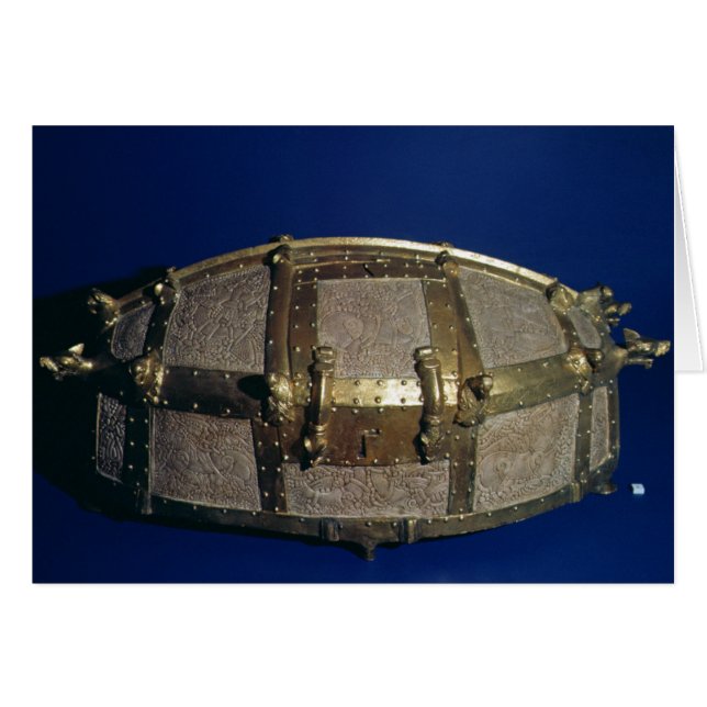 金ゴールドのためのバイキングの貴重品箱 (正面横)