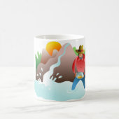 金ゴールドのためのPanning コーヒーマグカップ (中央)