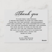 金ゴールドのばら色のラベンダーの結婚式夕食メニューは感謝していしています ポストカード (裏面)