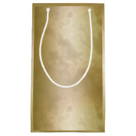 金ゴールドのばら色の大理石の小さい スモールペーパーバッグ