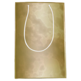 金ゴールドのばら色の大理石媒体 ミディアムペーパーバッグ