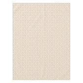 金ゴールドのアールデコパターン テーブルクロス (正面)