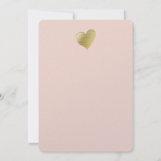 金ゴールドのエンボスの効果の書道の結婚式は感謝していしています サンキューカード (裏面)