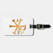 金ゴールドのキーRho ラゲッジタグ (正面横)