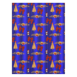 金ゴールドのクリスマスの飾り付け テーブルクロス