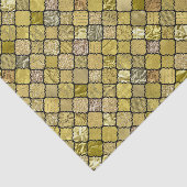 金ゴールドのクローバーホイルのグリッター 薄葉紙 (詳細)