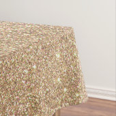 金ゴールドのグリッターのシックで魅力的な輝き テーブルクロス (インサイチュ)