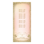 金ゴールドのグリッターのスプレーのタンの棚カード ラックカード (裏面)