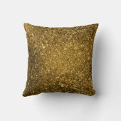 金ゴールドのグリッターの枕 クッション (裏面)