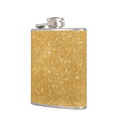 金ゴールドのグリッターの輝き フラスク (左)