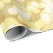 金ゴールドのグリッターの《写真》ぼけ味 ラッピングペーパー (ロールコーナー)