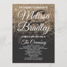 金ゴールドのグリッターは黒いプログラム光っています