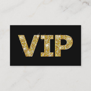 金ゴールドのグリッターVIPの経営コンサルタント 名刺