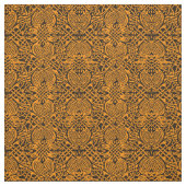 金ゴールドのケルト族の鳥の織り方 ファブリック (見本)