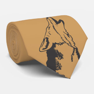 金ゴールドのコヨーテ ネクタイ