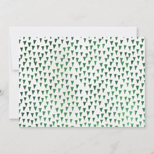 金ゴールドのサファリ動物の誕生日の招待状 招待状 (裏面)