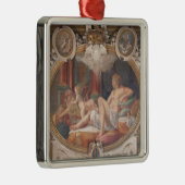 金ゴールドのシャワーを受け取るDanae メタルオーナメント (右)