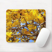 金ゴールドのシャワー マウスパッド (マウス)