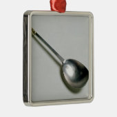 金ゴールドのシールの上1668年が付いている銀製の使徒のスプーン メタルオーナメント (右)