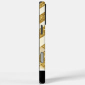 金ゴールドのジグザグ模様が明るく輝く Case-Mate iPhoneケース (裏面 / 右)