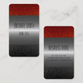 金ゴールドのステンレス鋼の金属の穴 名刺 (正面/裏面)