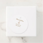 金ゴールドのスパークルは愛と名前を付けたベーカリーを扱う フェイバータグ (インサイチュ)