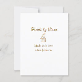 金ゴールドのスパークルは愛と名前を付けたベーカリーを扱う ポストカード