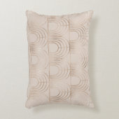 金ゴールドのタイルアールデコ。 アクセントクッション (正面(垂直))