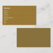 金ゴールドのタイル-ビジネス 名刺 (正面/裏面)