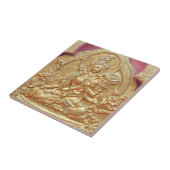 金ゴールドのタラのタイル タイル (側面)