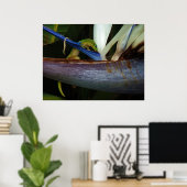 金ゴールドのダストデイゲッコの花 ポスター (ホームオフィス)