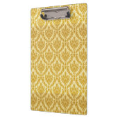 金ゴールドのダマスク織 クリップボード (左)