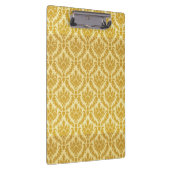 金ゴールドのダマスク織 クリップボード (右)