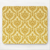 金ゴールドのダマスク織 マウスパッド (正面)