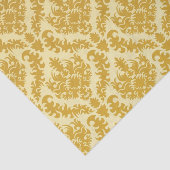金ゴールドのダマスク織 薄葉紙 (詳細)