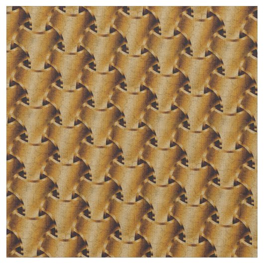 金ゴールドのチェーン・メール ファブリック (クローズアップ)