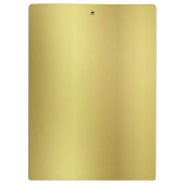 金ゴールドのテンプレートの背部はカスタマイズ クリップボード (裏面)