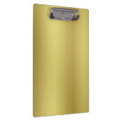 金ゴールドのテンプレートの背部はカスタマイズ クリップボード (右)