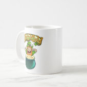 金ゴールドのトミーのマグのスロット コーヒーマグカップ (正面左)