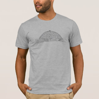 金ゴールドのドームのTシャツ Tシャツ