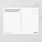 金ゴールドのハガキ – マナマ，バーレーン ポストカード (裏面)