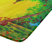 金ゴールドのハートのまな板 カッティングボード (角)