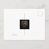 金ゴールドのハートの石! ジュリーアンStricklin著 インビテーションポストカード (裏面)