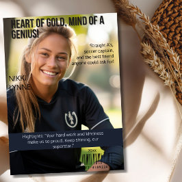 金ゴールドのハート、Mind of a Genius Student tribute シーズンカード