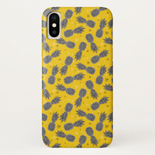 金ゴールドのパイナップル iPhone X ケース