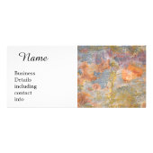 金ゴールドのビジネスプロモーションの斑点 ラックカード (裏面)