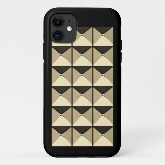 金ゴールドのピラミッドVOL2 Case-Mate iPhoneケース (裏面)