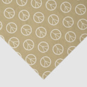 金ゴールドのピースサイン 薄葉紙 (詳細)